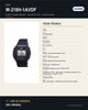 Reloj Hombre CASIO W-218H-1AVDF Digital Negro, Illuminator, Correa de Resina - imagen 5