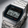 Reloj Hombre/Mujer CASIO A158WA-1DF Vintage Digital, Caja Plateada, Brazalete de Acero - imagen 3