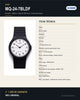 Reloj Hombre CASIO MQ-24-7BLDF Clásico Cuarzo, Esfera Blanca, Correa de Resina Negra - imagen 5