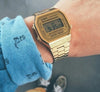 Reloj Hombre/Mujer CASIO Dorado Vintage A168 Digital
