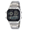 Reloj Hombre CASIO WORLD TIME Casino Royale AE-1200 Vintage Digital Cuarzo