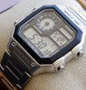 Reloj Hombre CASIO WORLD TIME Casino Royale AE-1200 Vintage Digital Cuarzo