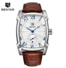 Reloj Hombre BENYAR TICHETTO Cuero cafe