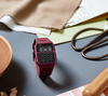 Reloj Calculadora Hombre CASIO CA-53 Burdeo Clásico Vintage Digital Cuarzo