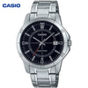Reloj Hombre CASIO MTP-V004D-1CUDF Analógico Esfera Negra, Brazalete de Acero - imagen 1