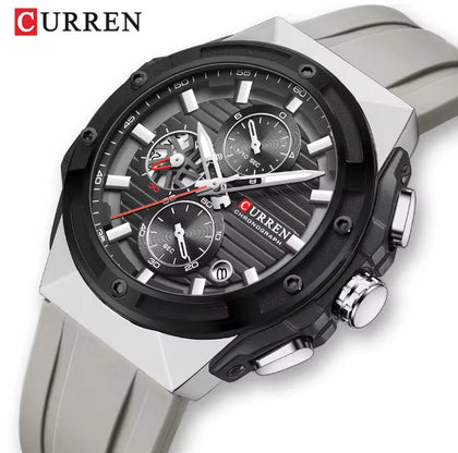 Reloj Hombre CURREN GHOST Cuarzo Cristal Mineral ORIGINAL
