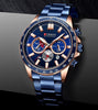 Reloj Hombre CURREN CLASH Cuarzo Acero Inoxidable Cristal Mineral ORIGINAL