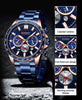 Reloj Hombre CURREN CLASH Cuarzo Acero Inoxidable Cristal Mineral ORIGINAL
