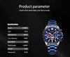 Reloj Hombre CURREN CLASH Cuarzo Acero Inoxidable Cristal Mineral ORIGINAL