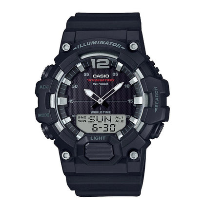Reloj Hombre CASIO  Sport Digital Negro Correa Silicona HDC-700-1AVDF