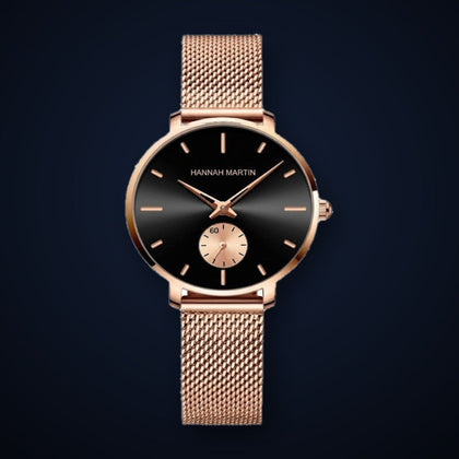 Hannah Martin Grace Gold Black - vista de estudio