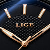 LIGE Chronos Black - macro de la esfera