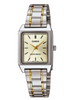 Reloj Mujer CASIO ANALOGO Cuadrado Dorado Rectangular