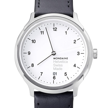 Reloj MONDAINE HELVETICA No1 REGULAR 40 mm MH1.R2210.LB - HBW Zurich Relojes (1)