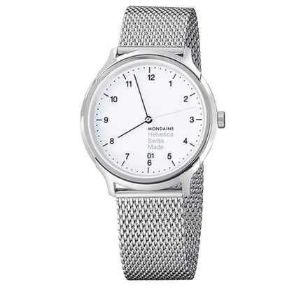 Reloj MONDAINE HELVETICA No1 REGULAR 40 mm MH1.R2210.SM - HBW Zurich Relojes (2)
