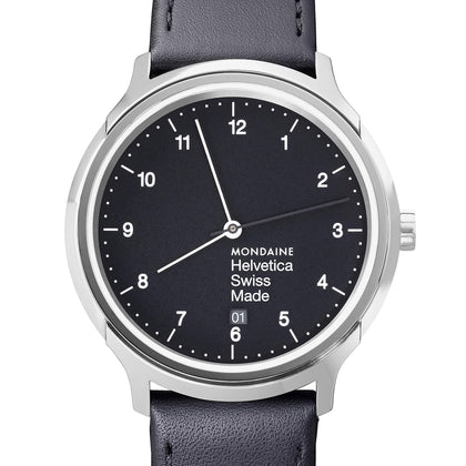 Reloj MONDAINE HELVETICA No1 REGULAR 40 mm MH1.R2220.LB - HBW Zurich Relojes (1)