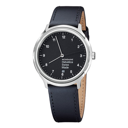 Reloj MONDAINE HELVETICA No1 REGULAR 40 mm MH1.R2220.LB - HBW Zurich Relojes (2)
