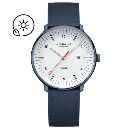 Reloj MONDAINE DOPPIO SOLAR 41 mm MLE.41910.LQV - HBW Zurich Relojes (1)