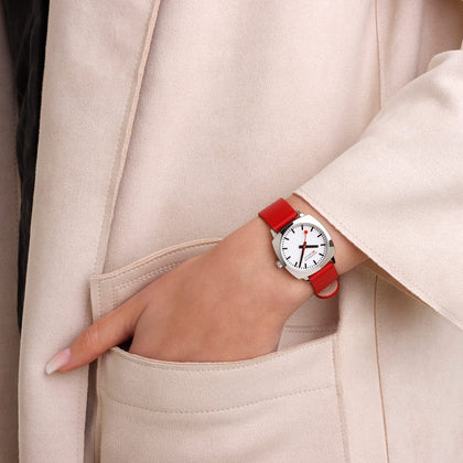 Reloj MONDAINE PETITE CUSHION 31 mm MSL.31110.LCV - HBW Zurich Relojes (2)