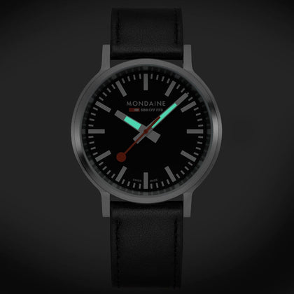Reloj MONDAINE STOP2GO 41 mm MST.41020.LBV.2SE - HBW Zurich Relojes (2)