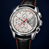 Reloj Pagani Tornato cronógrafo esfera blanca - vista 3/4 estudio