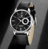 Reloj Hombre PAGANI ESTRATO Clásico Cuarzo Maquinaria Seiko Cuero Negro Genuino