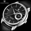 Reloj Hombre PAGANI ESTRATO Clásico Cuarzo Maquinaria Seiko Cuero Negro Genuino