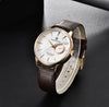 Reloj Hombre PAGANI ESTRATO Clásico Cuarzo Maquinaria Seiko Cuero Cafe Genuino