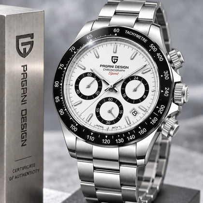 Reloj Hombre PAGANI DAYTONA, Sport Cuarzo Acero Inoxidable Cristal de Zafiro