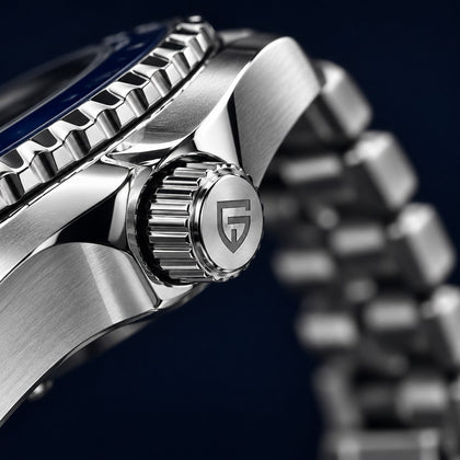 Pagani GMT Pepsi - detalle de la corona
