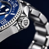 Pagani Submariner Blue - detalle de la corona