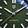 Pagani Nautilus Green - macro de la esfera