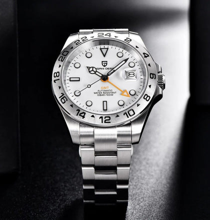 Reloj Hombre PAGANI GMT EXPLORER 2 Automático Cristal de Zafiro