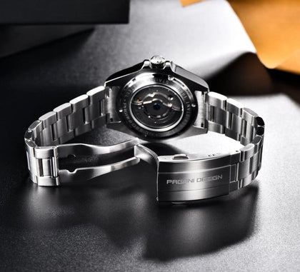 Reloj Hombre PAGANI GMT EXPLORER 2 Automático Cristal de Zafiro