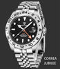 Reloj Hombre PAGANI GMT EXPLORER 2 BLACK Automático Cristal de Zafiro