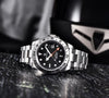 Reloj Hombre PAGANI GMT EXPLORER 2 BLACK Automático Cristal de Zafiro