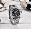 Reloj Hombre PAGANI GMT EXPLORER 2 BLACK Automático Cristal de Zafiro