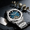 Reloj Hombre PAGANI NAUTILUS TOURBILLON Automático Corazón Abierto Acero, Esfera Azul, Sumergible 100m - imagen 2