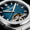 Reloj Hombre PAGANI NAUTILUS TOURBILLON Automático Corazón Abierto Acero, Esfera Azul, Sumergible 100m - imagen 3