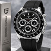 Reloj Hombre PAGANI DAYTONA, Sport Cuarzo Cristal de Zafiro Correa Silicona