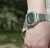 Reloj Hombre CASIO Vintage Plata W-218 Cuarzo Digital Correa Metálica
